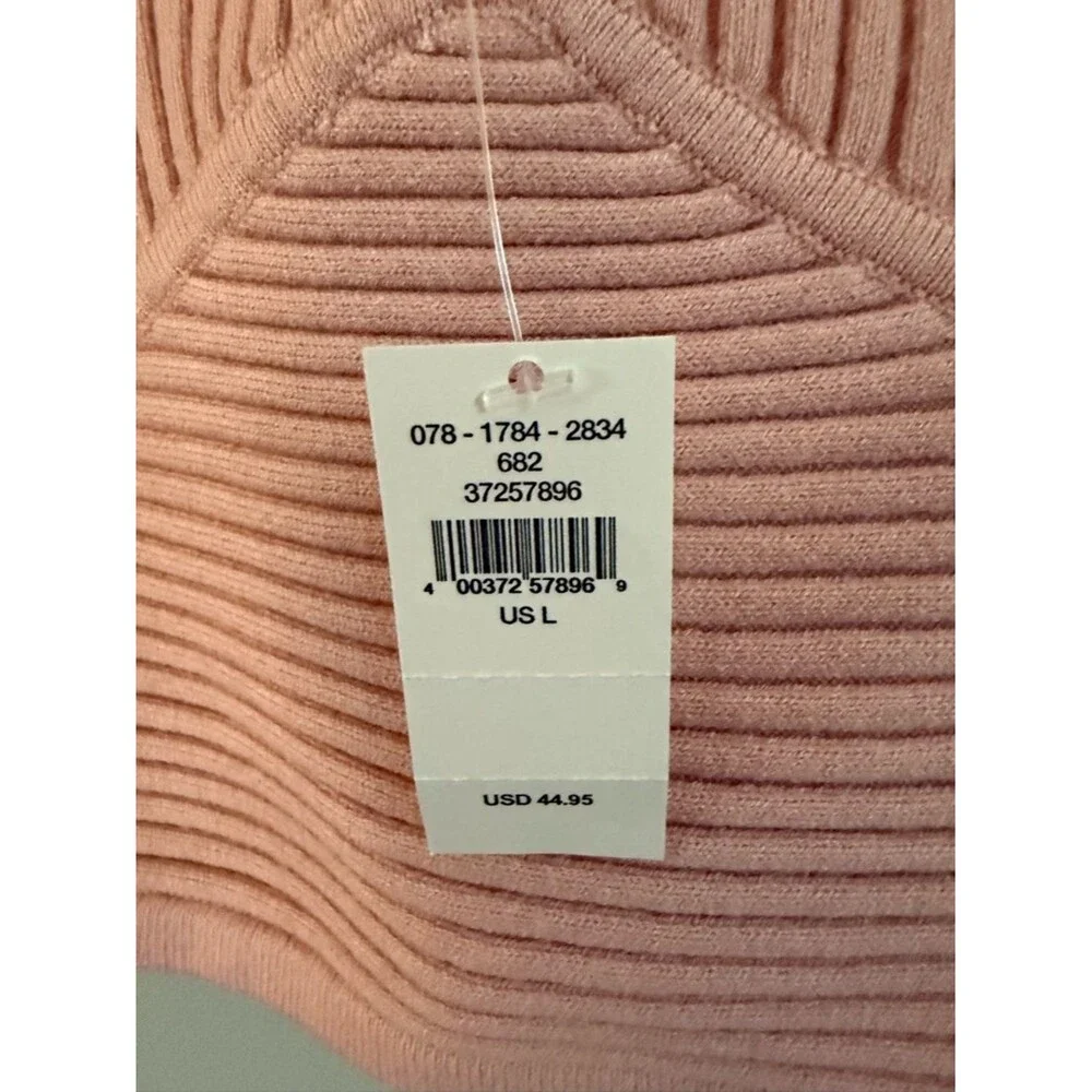 aerie Ribbed Cropped Tank Dusty Rose NWT